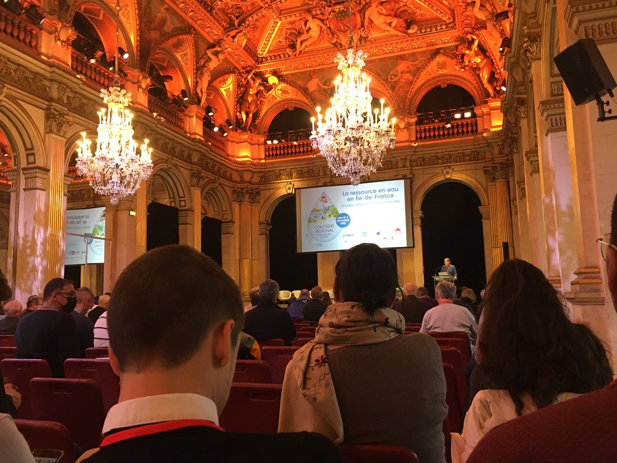 PecheIDF's tweet photo. Nous sommes présents au colloque régional sur la ressource en #eau en Ile-de-France. 
Un sujet important, notamment pour notre #biodiversité aquatique ! https://t.co/JcDUIPPZVG