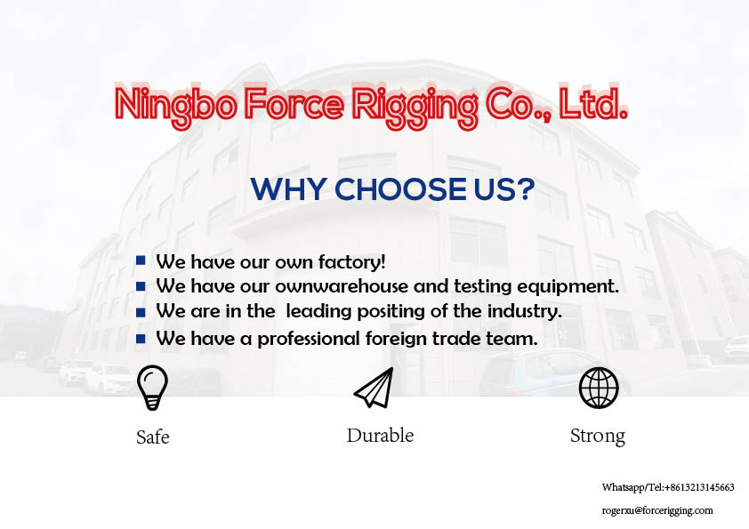 roger xu (@rogerxu_china) on Twitter photo Why should you choose Ningbo Force Rigging Co., Ltd.
For enquiries,
rogerxu@forcerigging.com
WhatsApp +8613213145663
Thank you and have a great day😊
#cargo #ratchetstrap #tiedown #tiedownstraps #hooks #chains #transport #logistics #loadbinder #winch #etrack #headacherack Why should you choose Ningbo Force Rigging Co., Ltd.
For enquiries,
rogerxu@forcerigging.com
WhatsApp +8613213145663
Thank you and have a great day😊
#cargo #ratchetstrap #tiedown #tiedownstraps #hooks #chains #transport #logistics #loadbinder #winch #etrack #headacherack