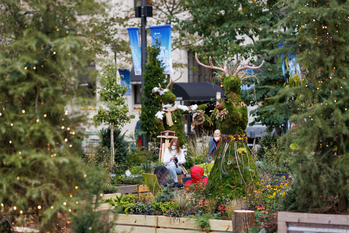 ccdphila's tweet image. CCD has installed the popular Wintergarden every year since 2016! This sanctuary in #DilworthPark features more than 100 varieties of native plants, trees, and grasses! Stop by and enjoy some quality time with family and friends.
