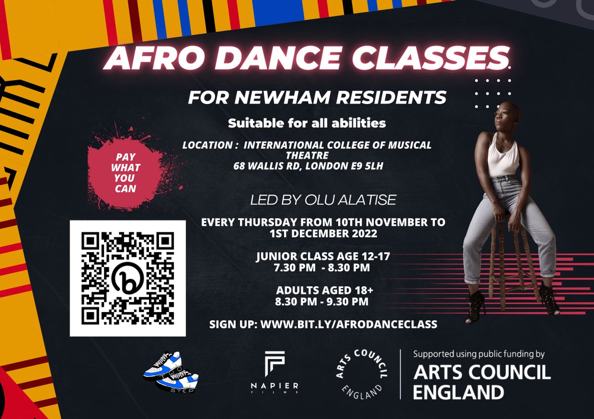 Live in Newham? Love afrobeats? Come down to our "pay what you can" dance classes on Thursdays. The first two sessions are led by leading choreographer <a href="/misslulucreates/">Lulu</a> who has worked with the likes of Wizkid, Mr Eazi and Jason Derulo 🙌🏾bit.ly/afrodanceclass