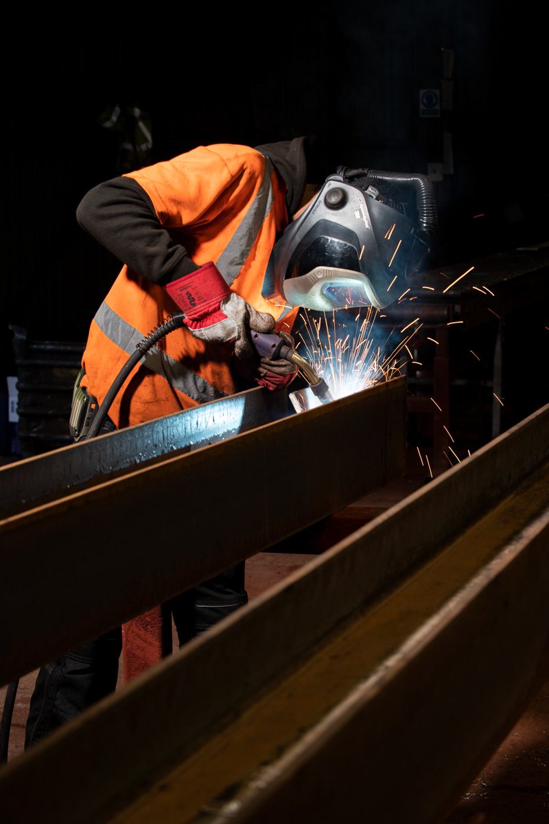 #WexMondays Welder at work Nikon D850 24-70mm lens f8 250th second Flash
