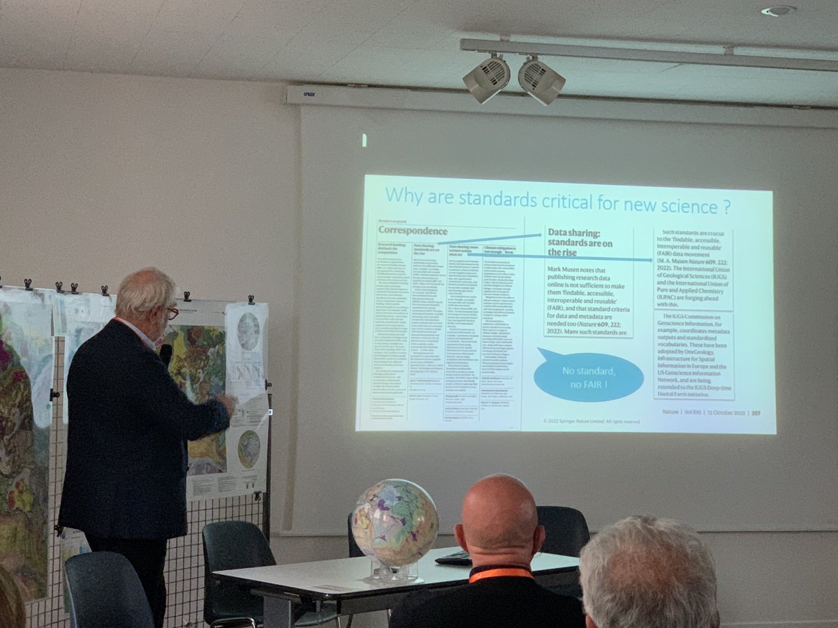 simonhodson99's tweet photo. Nice to see François Robida commenting on our recent Nature correspondence https://t.co/GXfNzuCicF on the important role International Science Unions can/should play in metadata/semantic standards #DDEUpdate #codata @MarshallXMa @CODATANews @theIUGS @IUPAC @EarthChem @EarthCube https://t.co/OBfGcHrcLu