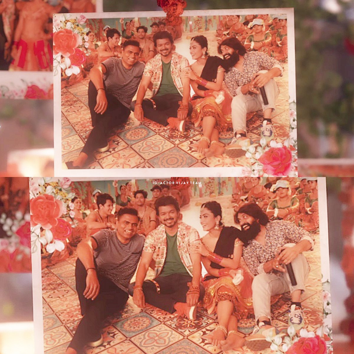 ActorVijayFP's tweet photo. Shooting spot clicks from #Ranjithame lyrical video 🤩❤️

#Varisu @actorvijay @iamRashmika @AlwaysJani @directorvamshi 
INSTANT HIT RANJITHAME https://t.co/YjEc4f70Qy