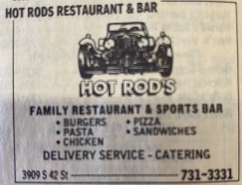 Remember Hot Rod’s  on 42nd &amp; D
