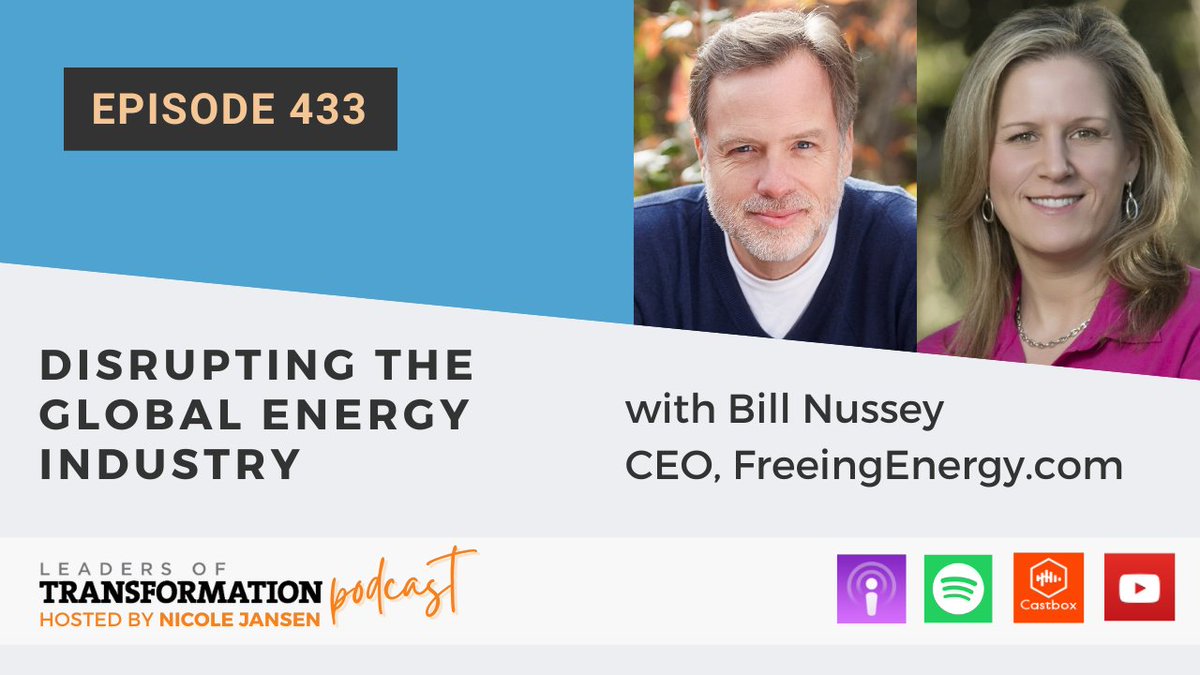 How can you tap into the global energy market and help empower billions of people? Bill Nussey is a career tech CEO and author of <a href="/FreeingEnergy/">Freeing Energy</a> a revolutionary new book on #cleanenergy and the biggest areas of opportunity for innovators and #entrepreneurs ow.ly/WIuL50LtZco