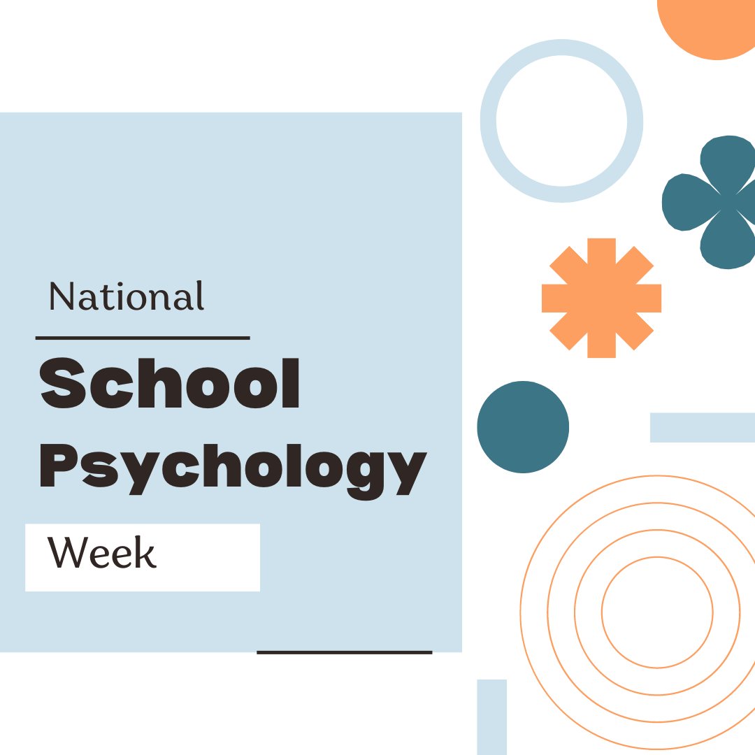 During the week of November 7th-11th, we would like to celebrate National School Psychology Week to highlight the important work of school psychologists and other educators who help students thrive!

Thank you for all that YOU do!

#School #Psychology #Educators #Thrive #ThankYou