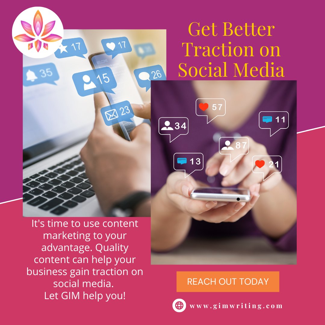 GimContent's tweet photo. 🌸GIM Writing can assist you in gaining more traction on social media. Use content marketing to your advantage. Your company can grow on social media with the aid of our excellent content! 

👇 | Contact us at:
☎ | 716-994-4467
🌐 | https://t.co/j58x3Grltu

#contentmarketing https://t.co/ChbJNMFdYz