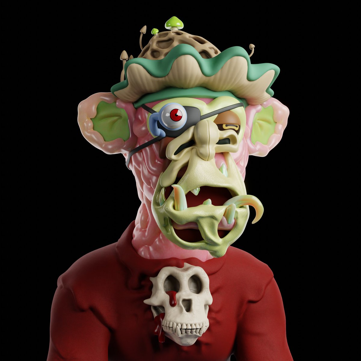 jeromechua88's tweet image. Happy Mutant Monday! @jbondwagon&apos;s MAYC @BoredApeYC @bayckada