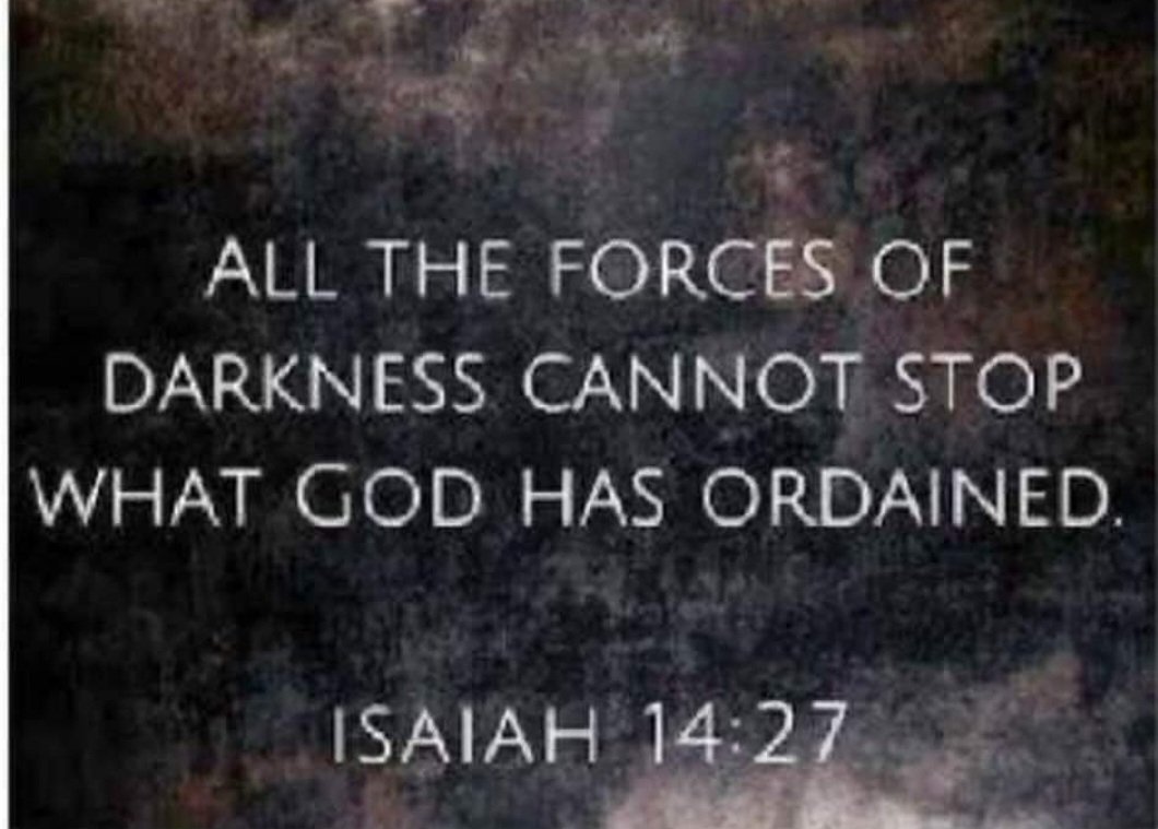 Amen, Saints cling to His promises.  Cling and rest solely in Jesus Christ and Him crucified where all victory begins and end.  Nothing can stop what He wants to accomplish in your life,  trust....