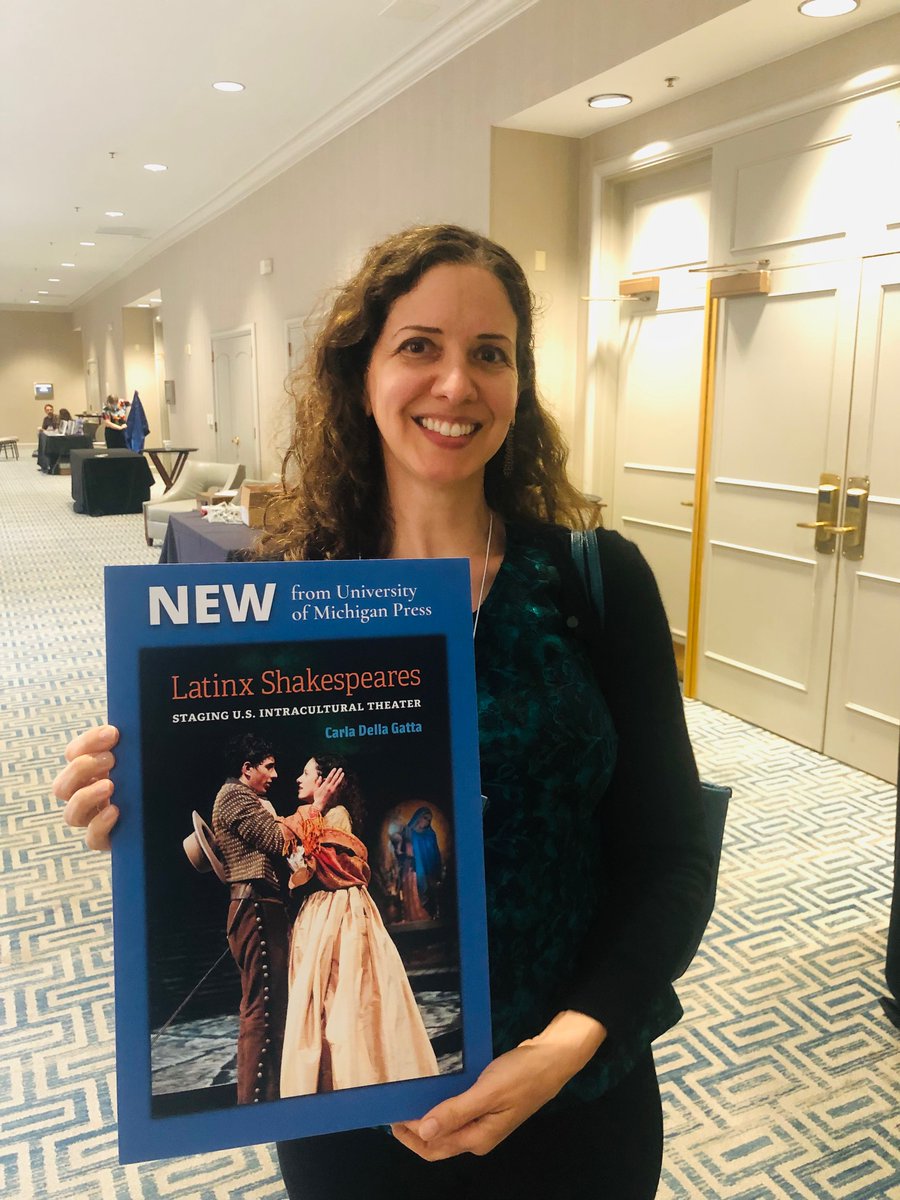 Thanks @UofMPress for all of your support of Latinx Shakespeares. Got to see this at @ASTRtweets this weekend. My book is out in January and available for pre-order now. #LatinxShakespeares #ASTR2022 #LatinxTheatre press.umich.edu/12253912/latin…