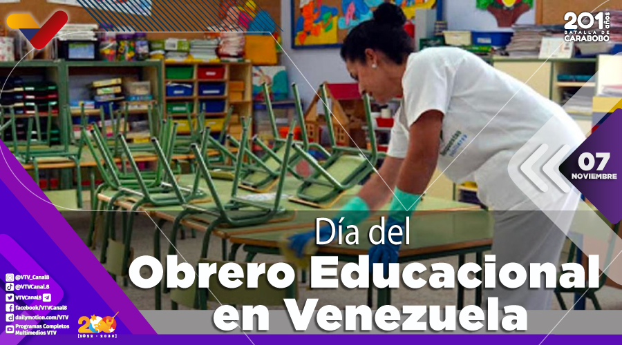 #EFEMÉRIDE🗓️| Se conmemora el Día del Obrero Educacional con el fin de enaltecer la responsabilidad de los educadores y los involucrados en la educación, quienes cumplen el reto de transmitir conocimientos y valores para garantizar una educación eficiente. #VenezuelaHumanista
