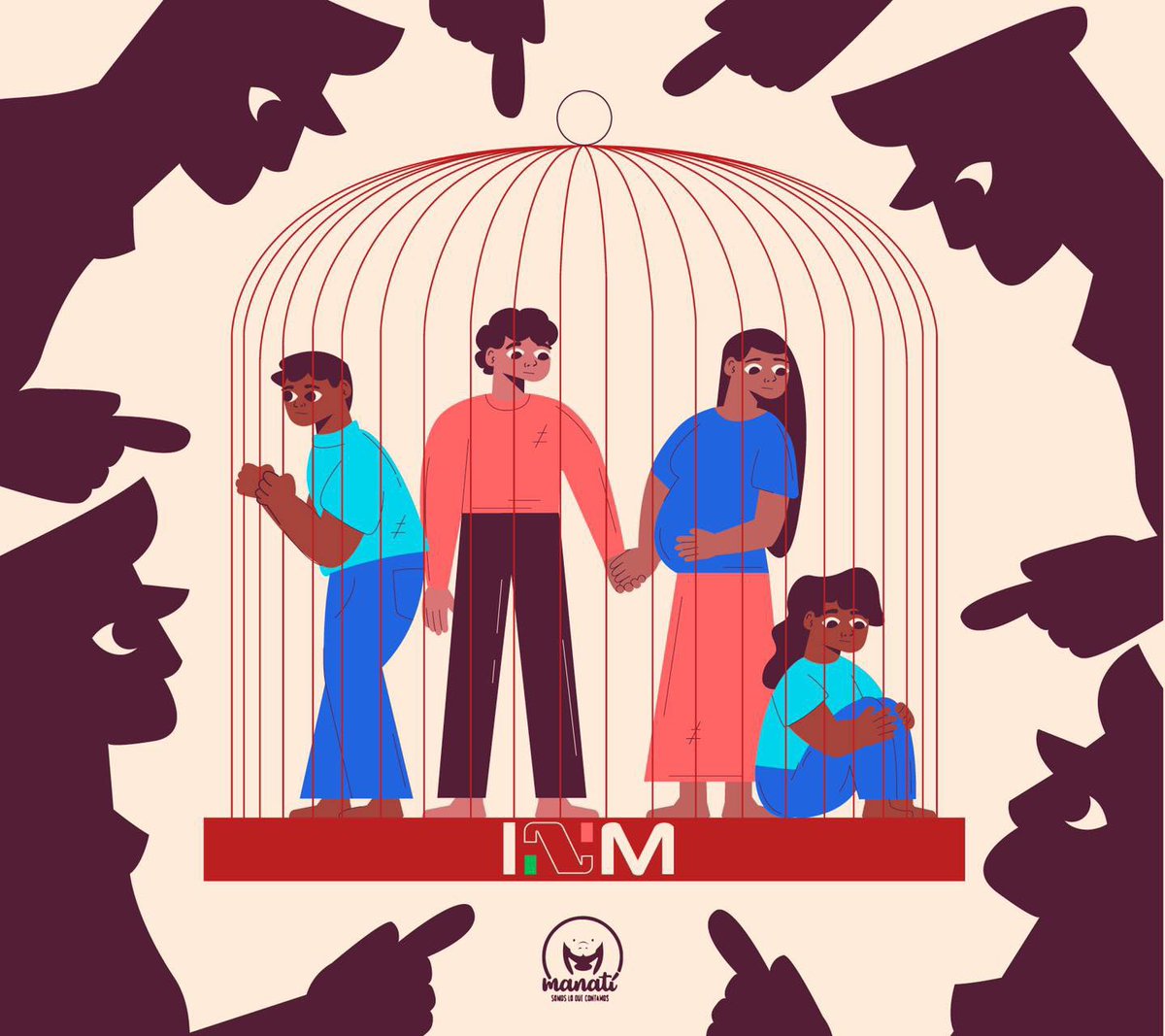 Manatimx's tweet photo. 🗣️| El Instituto Nacional de Migración ha detenido incomunicado y violentado a cientos de personas migrantes en su paso por Puebla y Tlaxcala. Sus testimonios fueron recogidos en este estudio elaborado por académicos de la @IberoPuebla.

MÁS INFO AQUÍ: 
👉🏾https://t.co/JmWHW0yhcy https://t.co/bksyBEGAwI