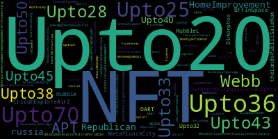 infokalyptisch's tweet photo. Trending in my timeline now: #Upto20 (4) #NFT (4) #Upto36 (3) #Upto70 (3) #Upto25 (3) #Upto43 (2) #Upto28 (2) #16900 (2) https://t.co/XhfeIQPXRk