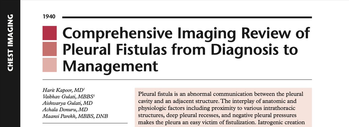 It feels surreal to see my name on a RadioGraphics publication. Super grateful to @MaansiParekh, Dr. Donuru, @KapoorRadMD, @TheAishG, and the amazing RadioGraphics team for this! @RadioGraphics @cookyscan1 doi.org/10.1148/rg.220…