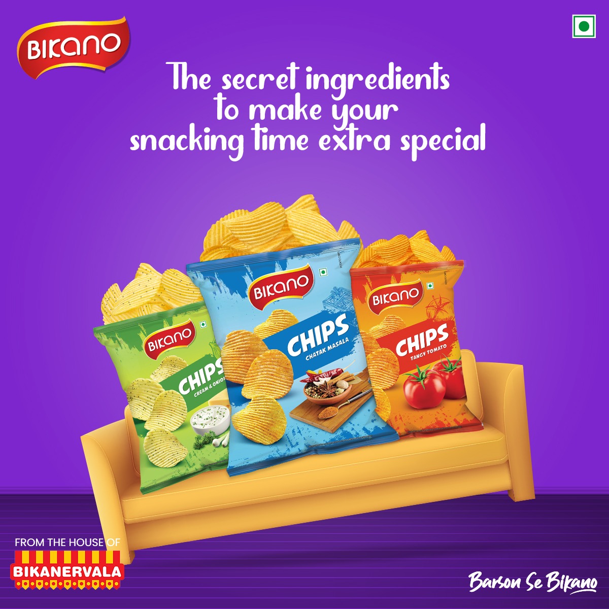 BikanoWorld's tweet photo. Make Bikano chips your munching partner, they are perfect for your snack time!
#Bikano #BarsoSeBikano #bikanoworld #bikanoIndia #authenticfood #authentictaste #snackon #snacklove #snackofIndia #foodie #taste #funmunchies #munchies #chips #BikanoChips https://t.co/6QSlDXDkOH