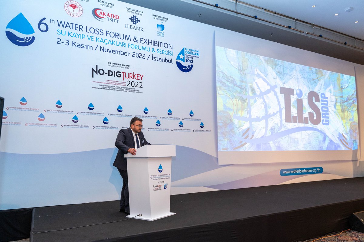 akated_tsitt's tweet image. 6. Su Kayıp ve Kaçakları Forumu&apos;nun platin sponsoru olan TiS Turkey Su Teknolojileri şirketinin Genel Müdürü Semih Vatansever, Forum açılış töreninde yerli ve yabancı katılımcılara hitap etti. #water #waterlosscontrol #nonrevenuewater #watermanagement #water4all #istanbul #event