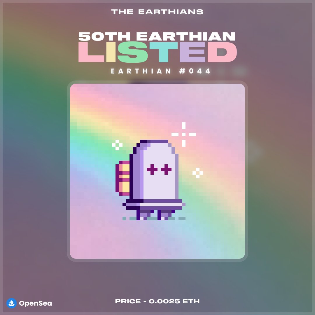 EarthiansMeta's tweet image. Happy to Drop the 50th Earthian 🌈 
Available at 0.0025 eth ✅
Go and Grab an Earthain now!🚀

#NFTcollections #NFTartwork #NFTCommunity #NFT