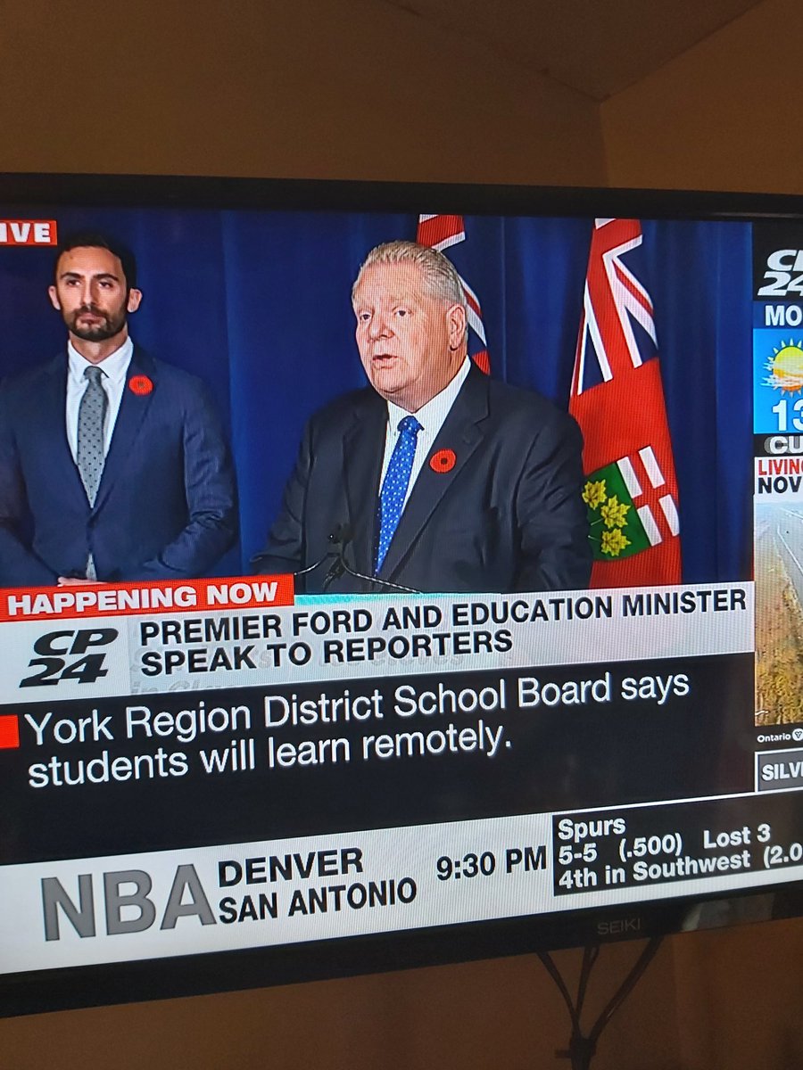 BarbDolan16's tweet photo. I call bullshit.  Ford comes out of hiding.
He has never respected the rights of Workers.  He does not respect families or students. https://t.co/ryB5aLI2KX