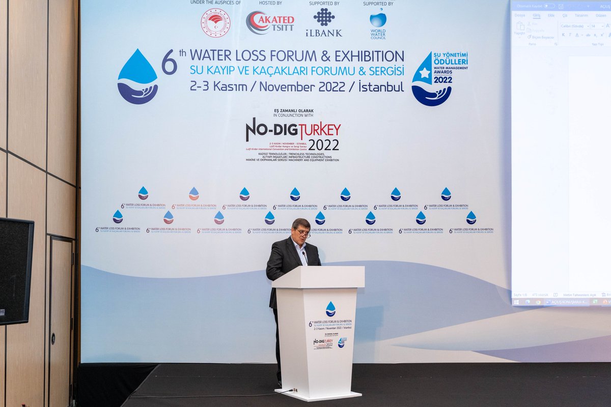 akated_tsitt's tweet image. @ACWUAORG Secretary General Eng. @Khashman_KH made an opening speech at 6th Water Loss Forum and Exhibition held in Istanbul in conjunction with No-Dig Turkey 2022 Conference and Exhibition. #water #waterlosscontrol #nonrevenuewater #watermanagement #water4all #istanbul #event
