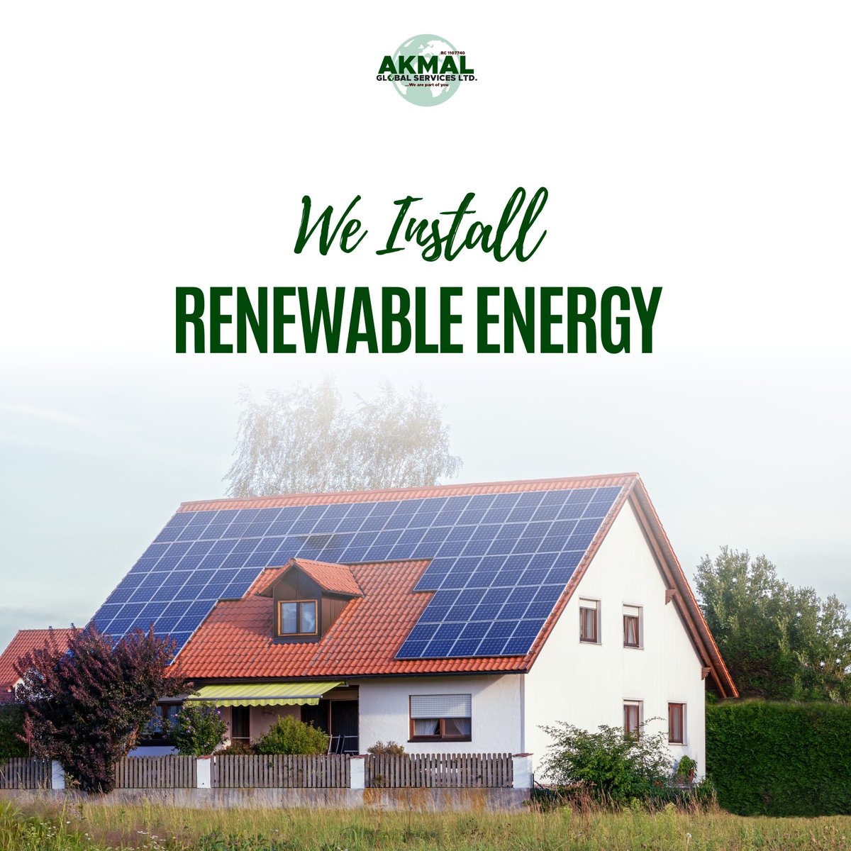 Akmalgloballtd's tweet photo. We install renewable energy for your homes and work spaces!!
Let us solve your power issues!! 
Contact us today!! 
#shoppingstar #ifeanyiisalive dino okowa #CHEARS arsenal Chelsea #MondayMotivation #BiggBossTamil6 #CanadaBanegaKhalistan #OnePieceFilmRed #渡辺翔太誕生祭2022 https://t.co/B3txUSo1g0