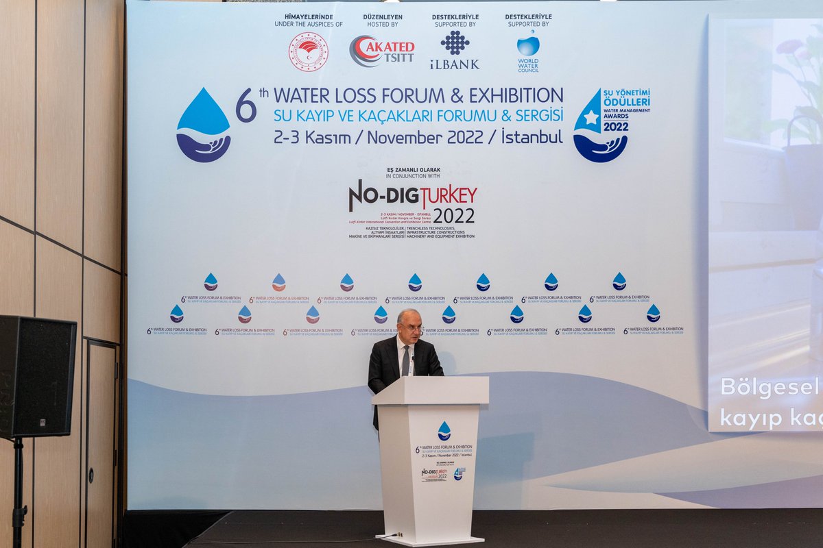 akated_tsitt's tweet image. @iskignmudurlugu Genel Müdürü Dr. @SafakBasa, 6. Su Kayıp ve Kaçakları Forumu ile Kazısız Teknolojiler 2022 Konferansı ortak açılış töreninde yerli yabancı katılımcılara hitap etti ve stantları ziyaret etti. #water #waterlosscontrol #nonrevenuewater #watermanagement #water4all