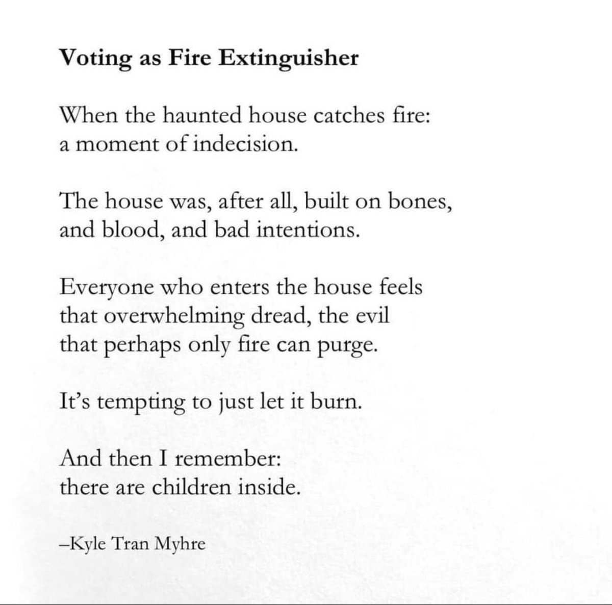 “Voting as Fire Extinguisher,” @elguante