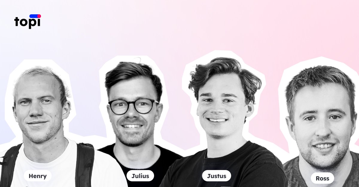 And yet another week to celebrate some amazing new joiners - and adding two additional countries to the mix! Welcome Henry (Finance - 🇳🇱), Julius (Commercial - 🇩🇪), Justus (Commercial - 🇩🇪), and Ross (Tech - 🏴󠁧󠁢󠁳󠁣󠁴󠁿).