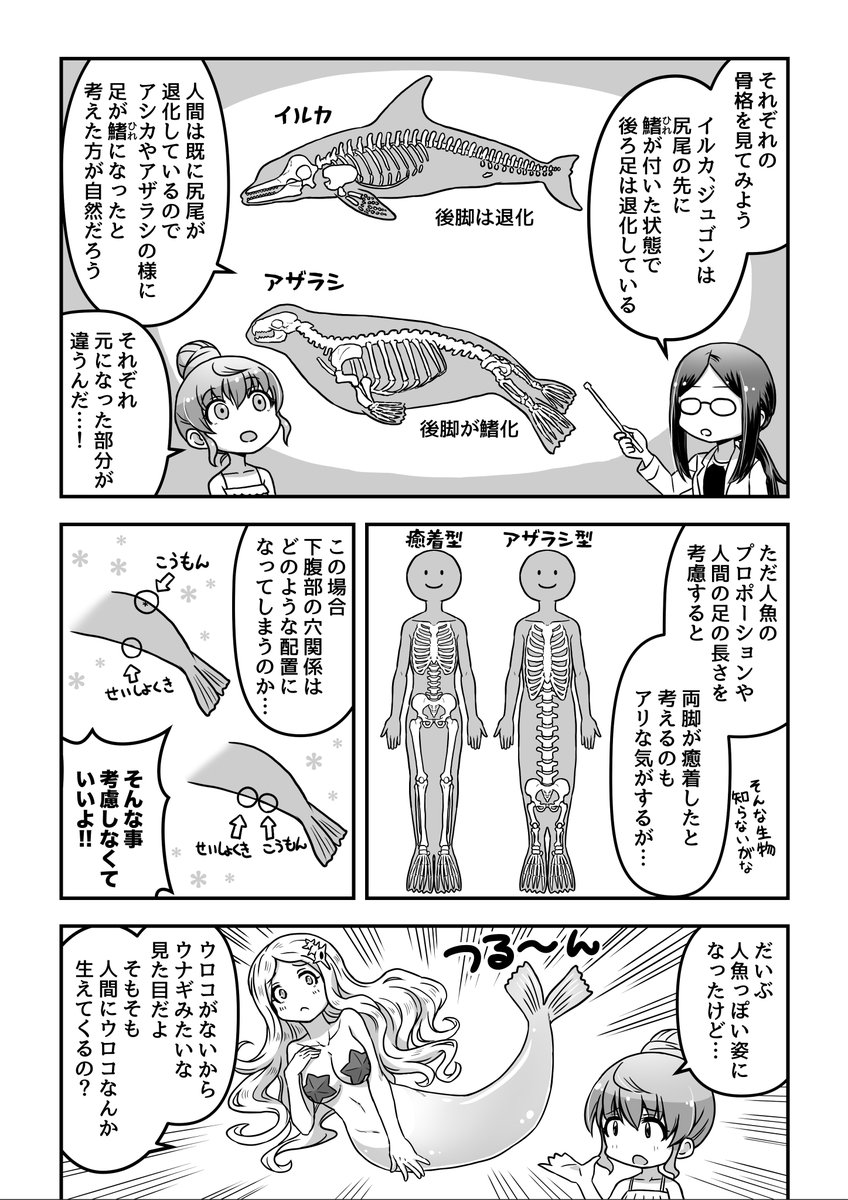 再掲:人魚がどう進化してきたかを考察する話(1/2) 