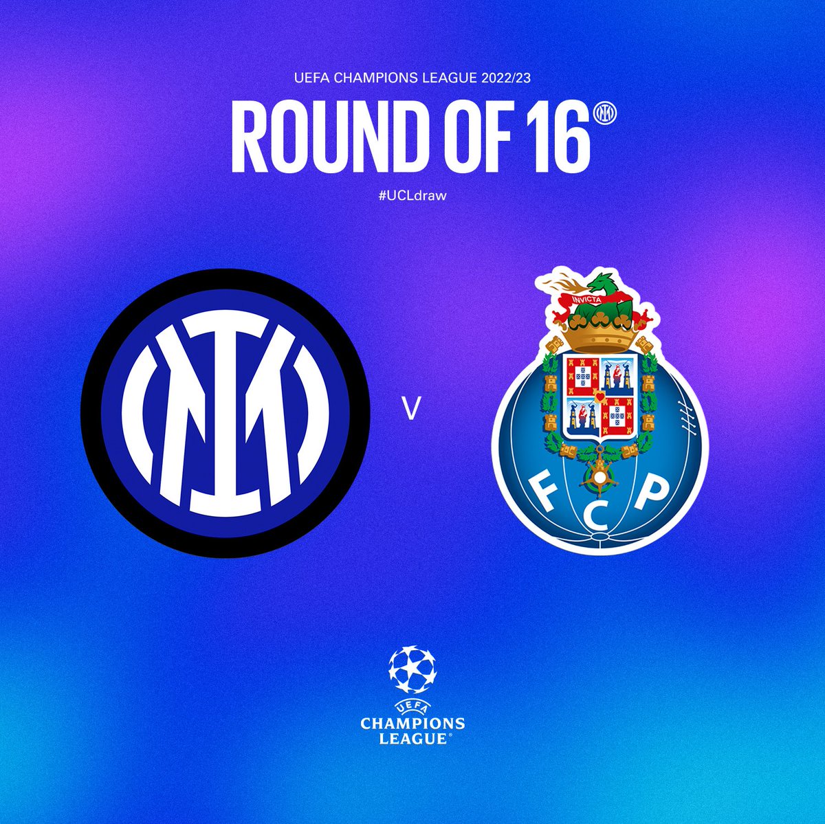 FCInterTurk's tweet image. Şampiyonlar Ligi son 16 turunda rakibimiz Porto oldu. Sizce turu kim geçer?