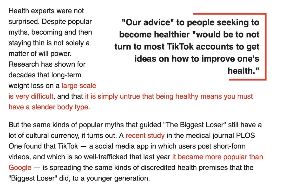 I'm disappointed in humanity.

Research has shown for years that good nutrition and exercise are healthy, and you shouldn't obsess over weight. Scientists know healthy living is what counts, not the scale.

Yet we still size-shame people. Why? <a href="/Salon/">Salon</a>

salon.com/2022/11/06/how…