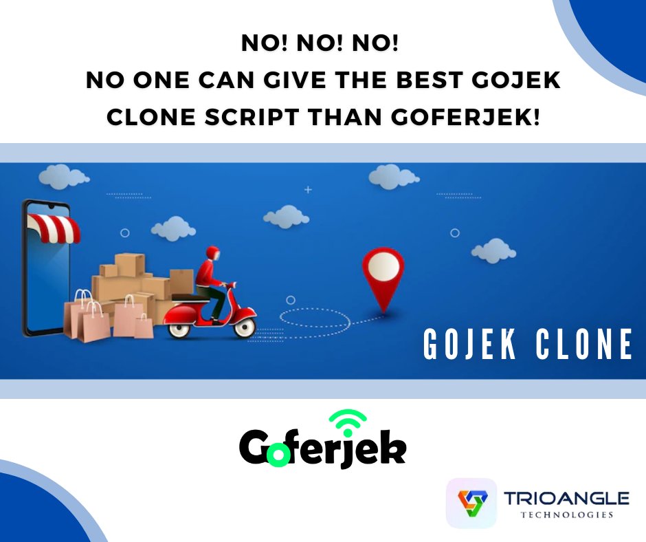 albertf62738992's tweet photo. No! No! No! No One Can Give The Best Gojek Clone App Than GOFERJEK!

Can’t Get It Right?

Just Cross Check Here: https://t.co/YnJF7HSlTn

Trioangle Technologies,
Skype: Trioangle

#entrepreneurship #gojekclone #onlinebusiness #onlinestartup https://t.co/bEmpNNq7OW