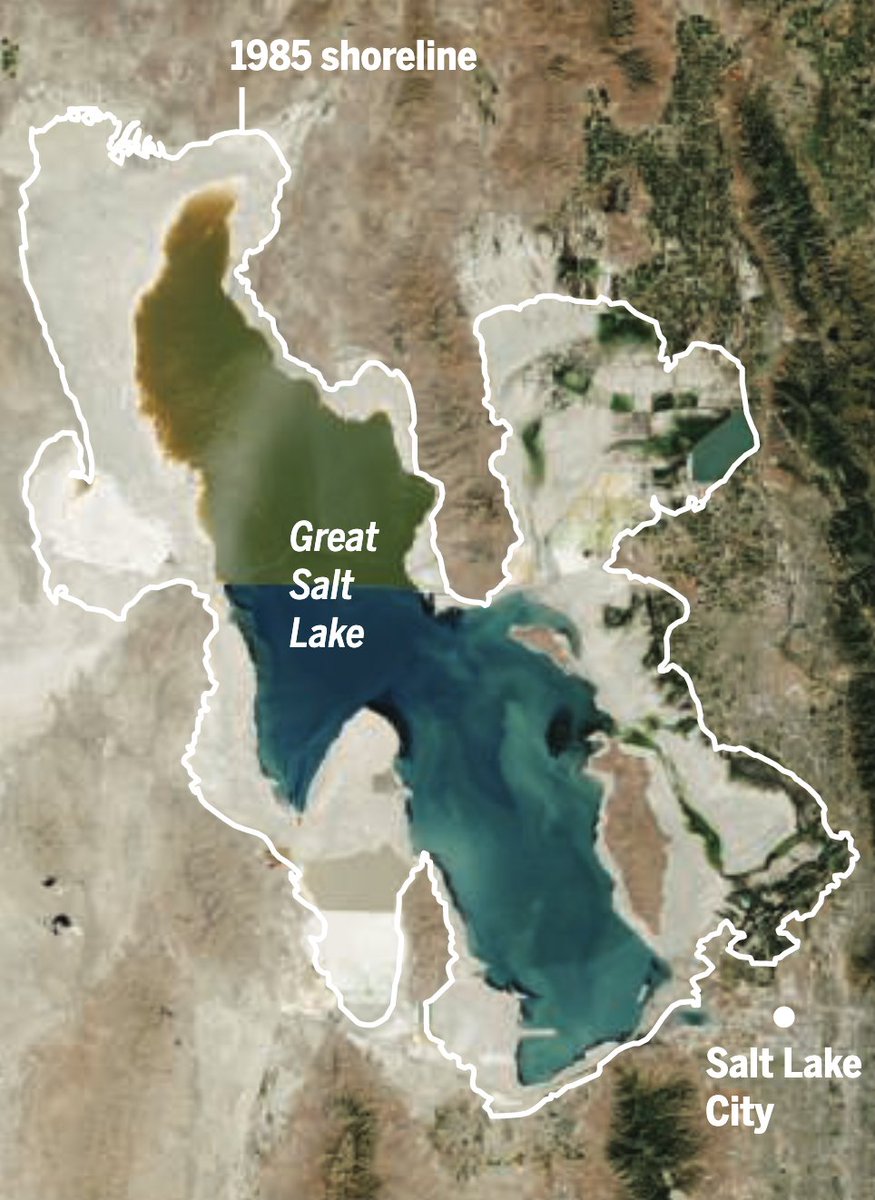 News from Science (@newsfromscience) on Twitter photo Utah’s Great Salt Lake is smaller and saltier than at any time in recorded history.
Learn more: scim.ag/rP <a href="/ScienceVisuals/">Science Visuals</a> Utah’s Great Salt Lake is smaller and saltier than at any time in recorded history.
Learn more: scim.ag/rP <a href="/ScienceVisuals/">Science Visuals</a>