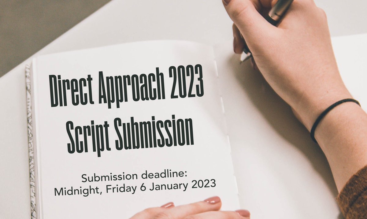 YSCP_Theatre's tweet photo. Are you interested in writing a short play? Perhaps you’ve already written one that you’d love to see performed? Our script window for Direct Approach 2023 is now open.

Full info: https://t.co/kVtRP2LoZQ

Please share and help us spread the word! https://t.co/CRbROU7Dmi