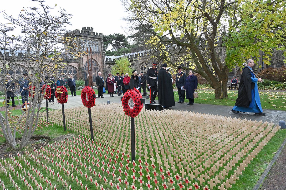 GARDEN OF REMEMBRANCE
The Garden of Remembrance, installed by The Royal British Legion, was formally opened today at Noon with a special service of dedication led by The Very Revd Sarah Brown. 
You are very welcome to visit and reflect.
📷 Gordon Taylor
