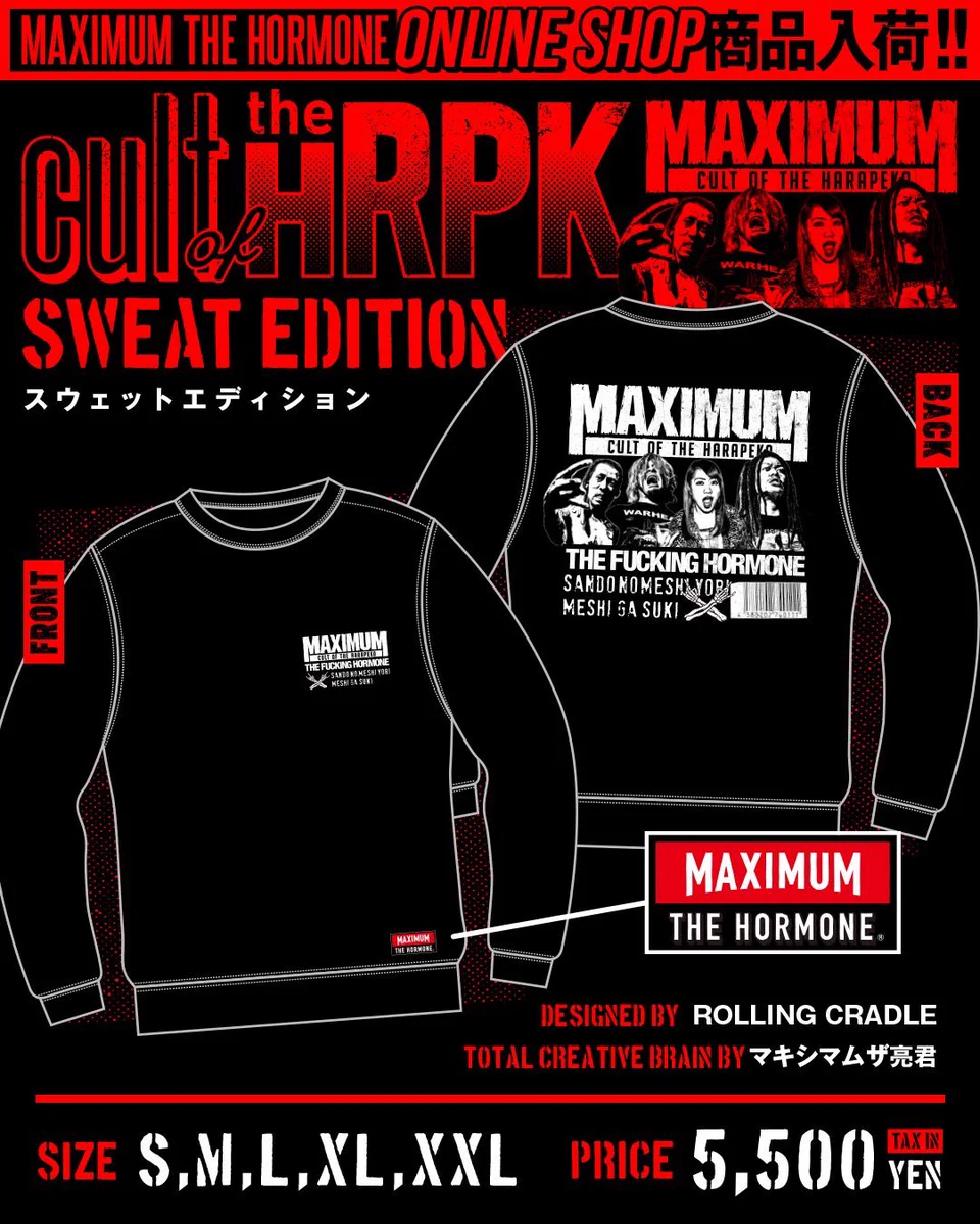 マキシマムザホルモン ミニホルズ クッション 黒白セット マキシマム ザ ホルモン on X: 