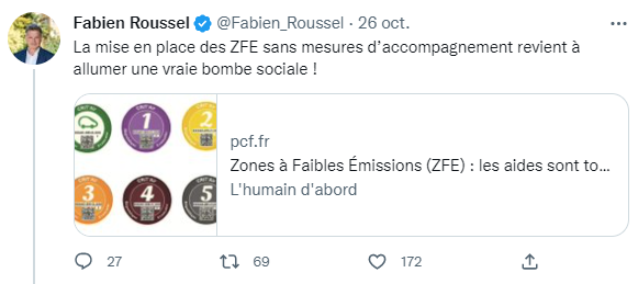 YDecreux's tweet photo. @synth_ethics @Gemenne À l'heure où les zones à faibles émissions sont parfois remises en cause, la question est pertinente, et ces actions la posent. https://t.co/jyJzT71Cv4