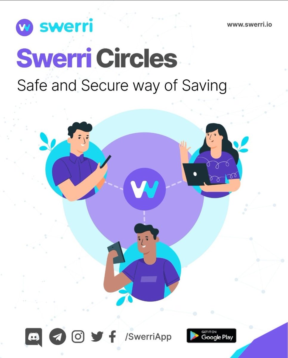👛|You can securely contribute and save on the Swerri Circles with your friends.
#GrowTogether