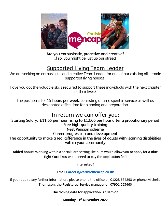 Carlisle Mencap tweet media