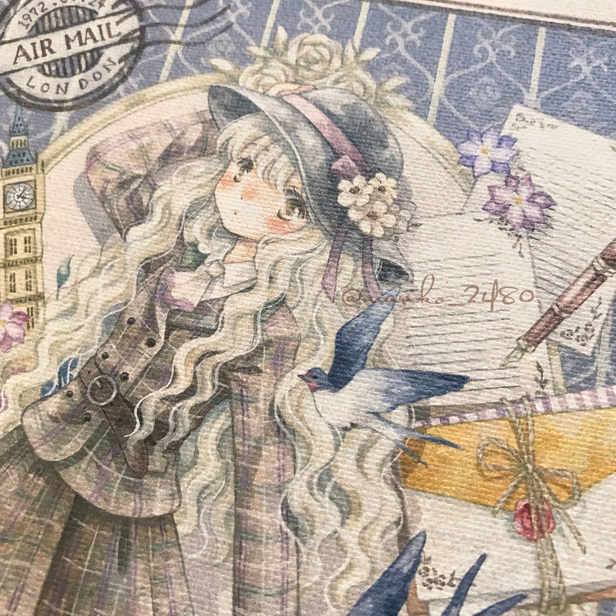 🌼通販新作グッズ①🌼
キャンバスプリント全3種の内の2点!
●「君に会いに行く」柄(画像1枚目左)…SMサイズ
●「私たちのファンタジア」柄(画像1枚目右)…F0サイズ
細部までくっきり印刷されていて色味も綺麗です✨
側面印刷なし。
