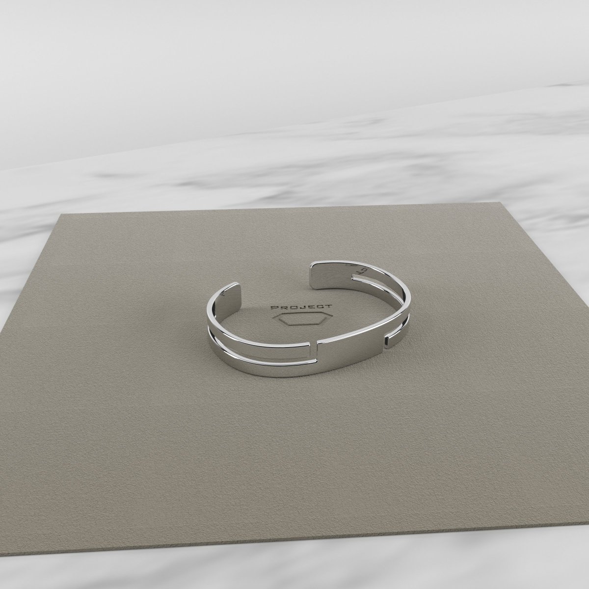 Project_O1's tweet image. NEW - Bracelet 30 "Master of Time" in Rhodium
Inspired by the old logographic writing redrawn to give it a contemporary style
.
.
.
#bracelet #luxurylifestyle #jewellery #madeinfrance