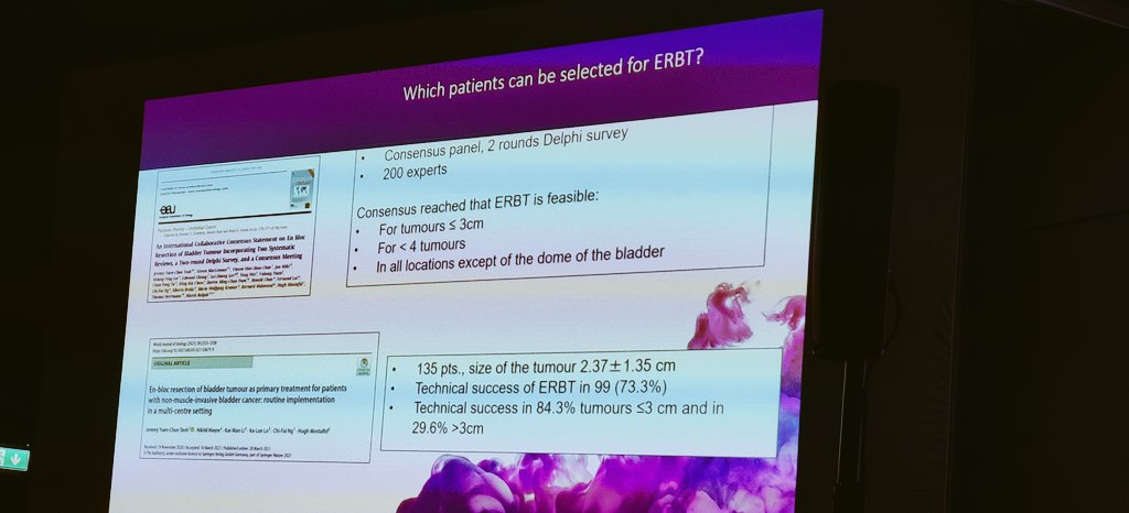 Patient selection criteria for Enbloc Easy guide for practicing urologists #TURBT @MarekBabjuk @BAUSurology #BAUSOncology22