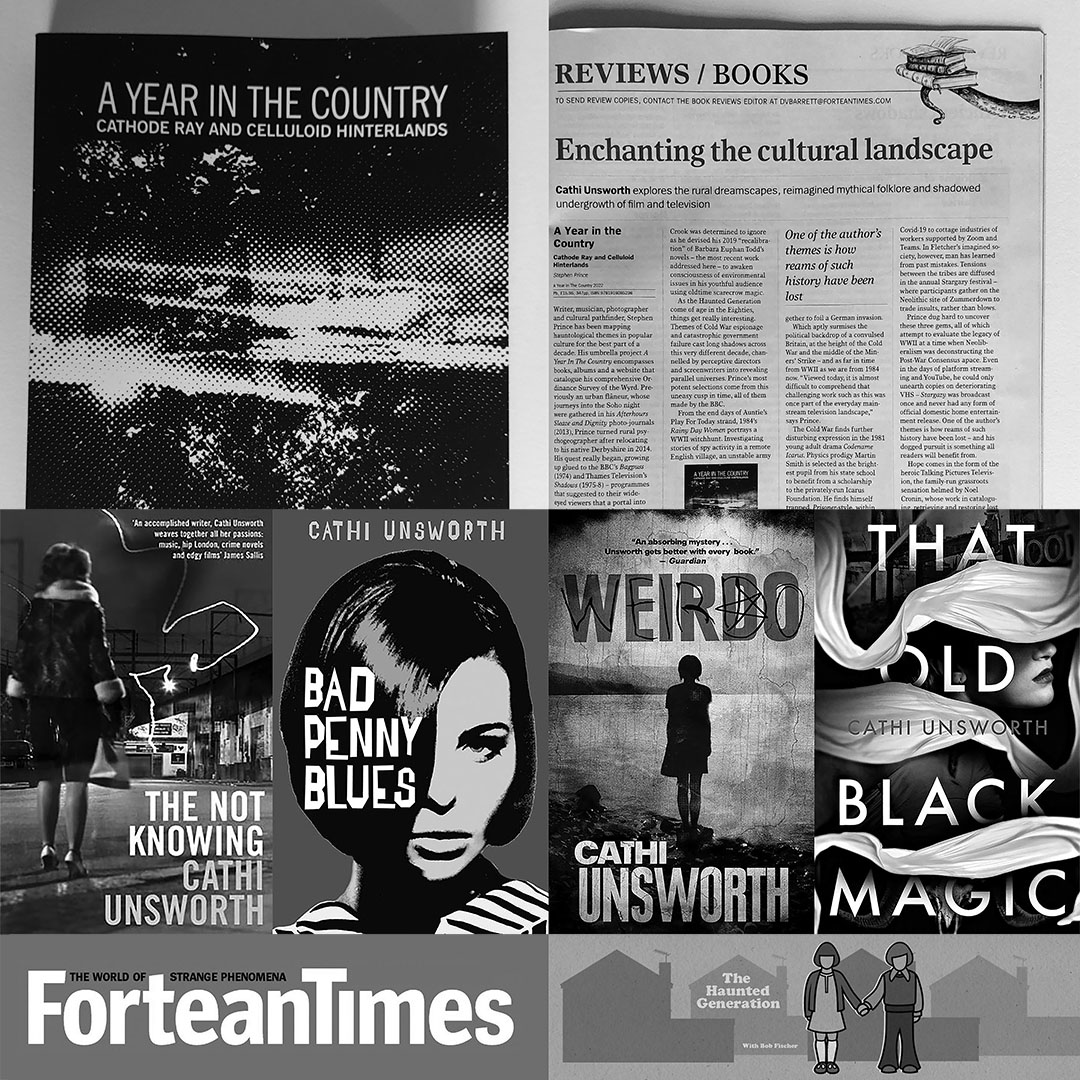 The AYITC Hinterlands book is the lead review in the latest issue of Fortean Times-it's a fascinating piece that explores the wyrd, hauntological + re-enchanted cultural landscape. Thanks to Cathi Unsworth, Bob Fischer + David Barrett. ayearinthecountry.co.uk/hinterlands-an… #wyrd #hauntology