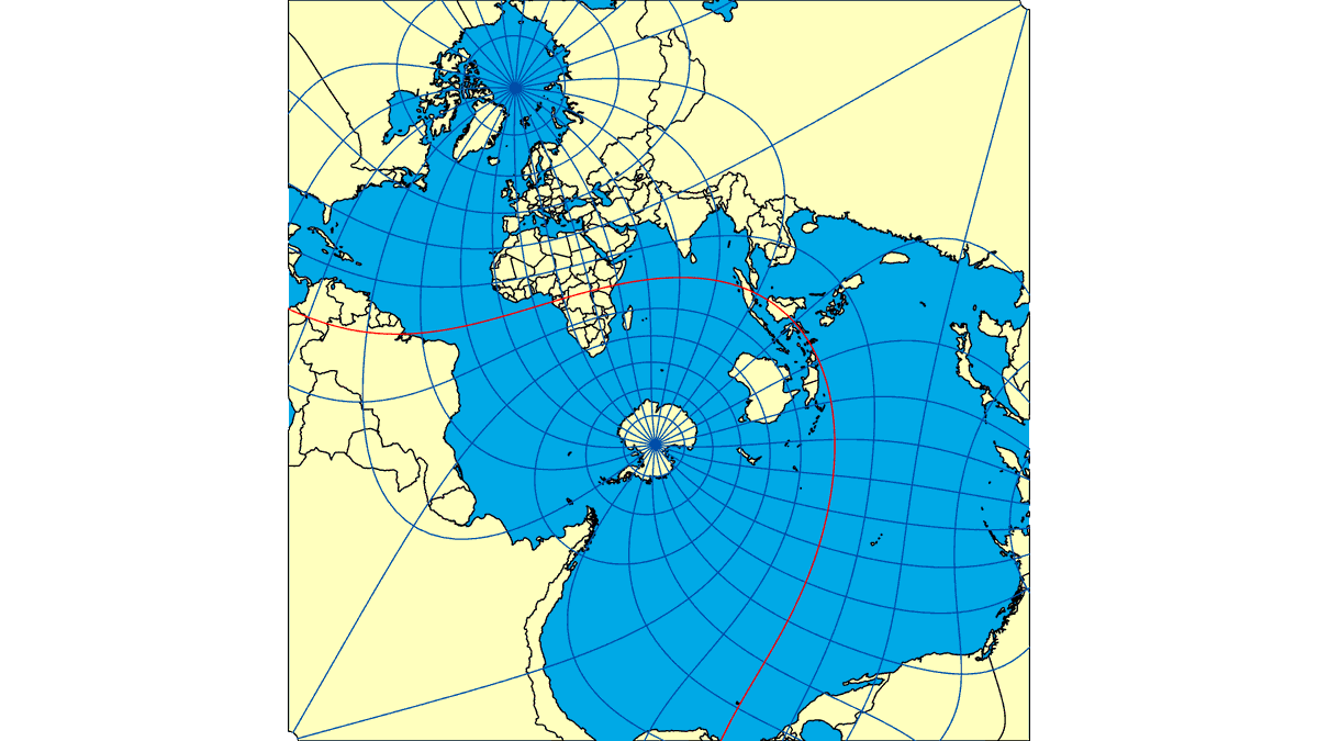 kohsuke_hada's tweet photo. #アダムス第2図法 に固有のパラメーターを与えたものを #SpilhausWorldOceanMap といい、#ArcGIS でいうところの #座標系 の名称であることがわかりました。#WKID は54099。なお、パラメーターの光源方位は誤訳で、中心位置における方位角を意味しています。(2/2)
https://t.co/z8n4pnAShl
#一日一図法 https://t.co/MWjVevVzL2