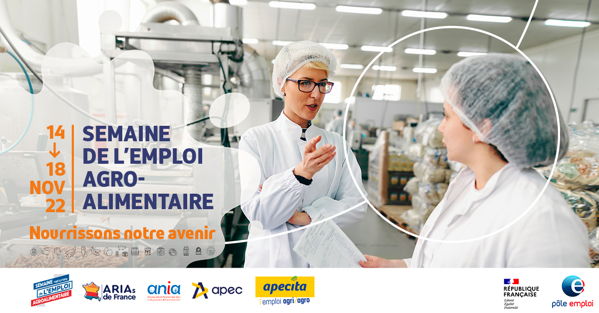 La semaine de l #agroalimentaire approche à grands pas... Des évènements programmés ici : mesevenementsemploi.pole-emploi.fr/mes-evenements…
@pole_emploi <a href="/APECITAemploi/">APECITA</a> <a href="/ApecPacaCorse/">L'Apec Provence-Alpes-Côte D’Azur & Corse</a> <a href="/aria_sud/">Aria Sud</a> @ifria #ExpertisedAvenir