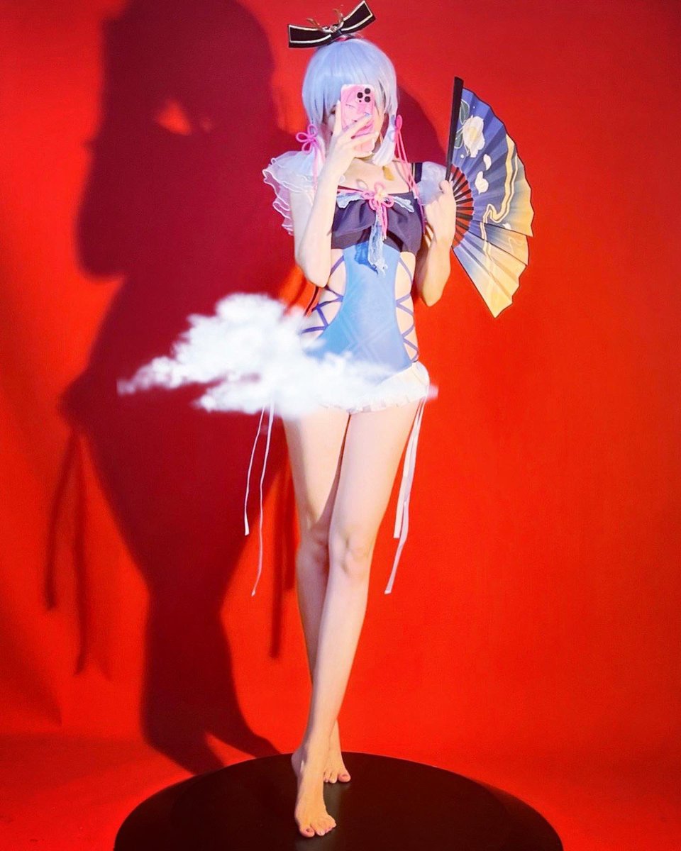 寒い🥶夏の海へ行きたい🏖 
#コスプレ #原神 #神里綾華 #水着 #cosplay #genshinimpact  #fypシ https://t.co/u3PibStd7G