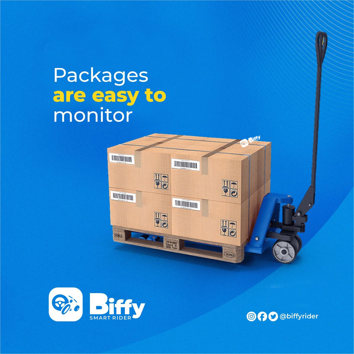 BiffyRider's tweet photo. With biffyrider it is easy for you to monitor your parcel and  pick up your parcel at any time. We have given you the power to decide when to book your parcel to be picked up by our dispatchers. https://t.co/85lFE2ZWlZ