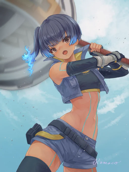 お腹もほんとうにつよいセナさん! #いいおなかの日 