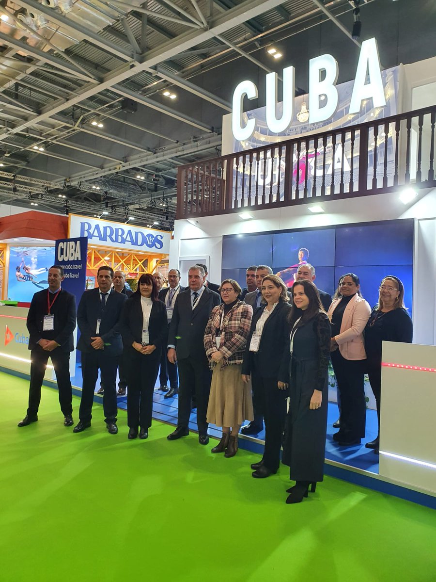Comenzó World Travel Market London 2022. Nuestra  #CubaÚnica  presente. Di la bienvenida al ministro de Turismo Juan Carlos García y su delegacion.