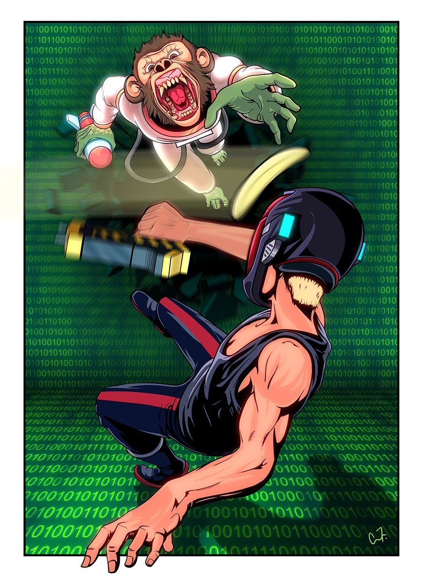 TrevesStudios's tweet image. ARAOK #004

Citizen @tvd33c goes bananas!
@NeoTokyoCode is about to fall...
Will @0xJax_ be able to escape?

Follow @AtlantisLabs_ and @BirthMarkAPP to support our comic. 🔥