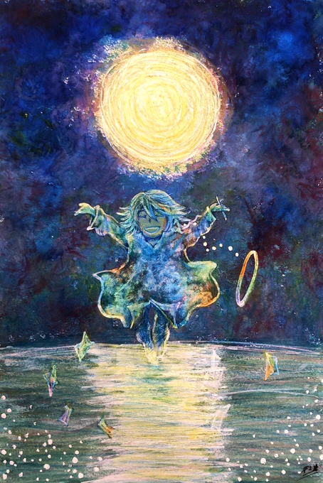 いろんな方に見ていただきたいので夜の絵追加しときます!せっかくなので結構昔の絵も再掲。 